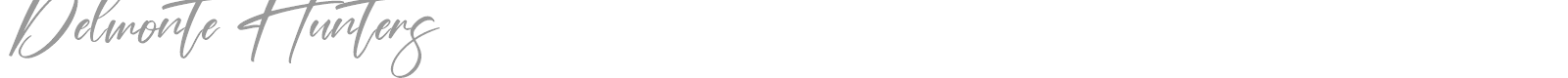 Delmonte Hunters font preview